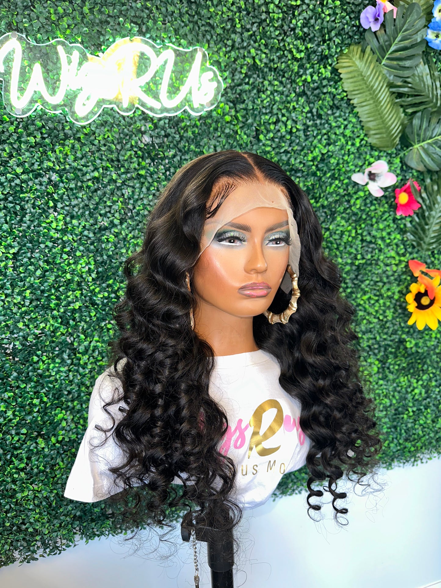 26” Water Wave Frontal Wig